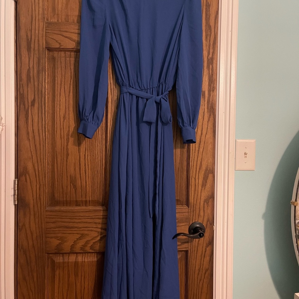 SHEIN Blue Maxi Dress
